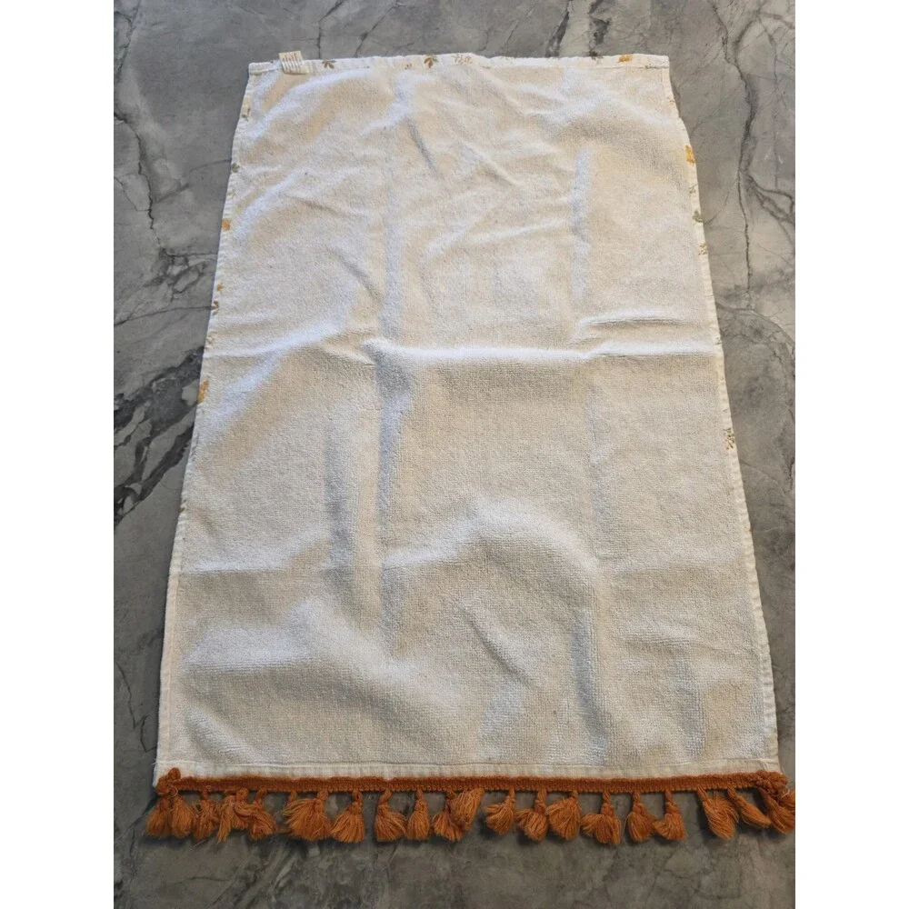 ​Jo-Ann Stores Fall Hedgehog Kitchen Hand Towel Autumn Leaf Tassel Fringe 2019